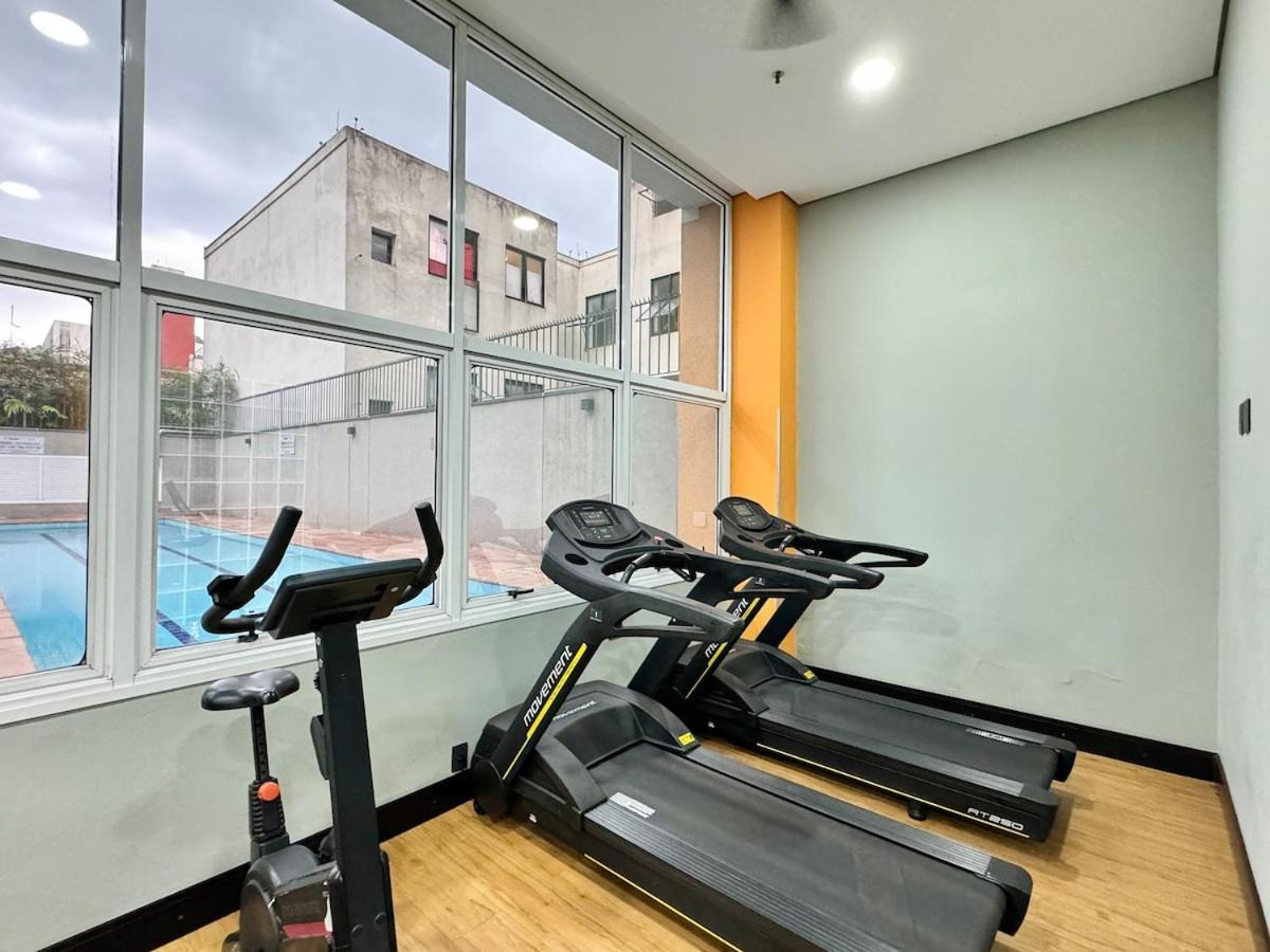 Apartamento Flat Show 600m Av Paulista, Piscina, 1carro, Acad. *